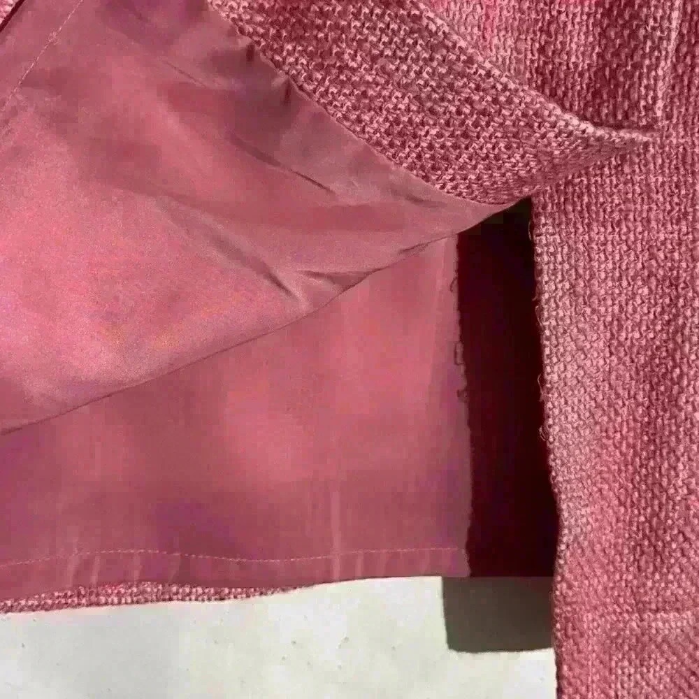 Talbots Women's Pink‎ Linen Blend Lined Pencil Skirt Size 14 - Picture 7 of 8